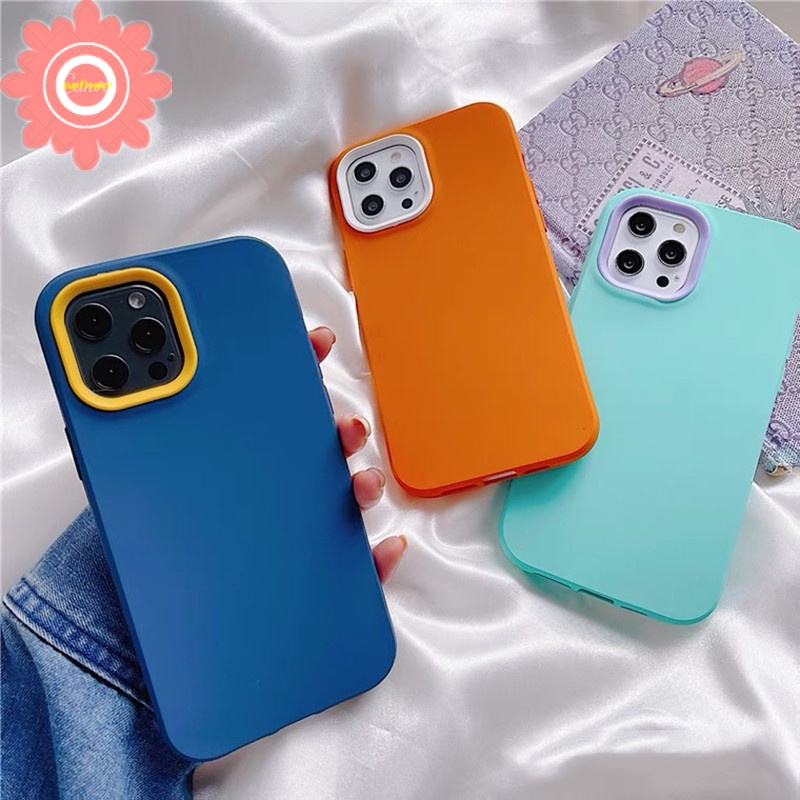 Casing Softcase Tpu Iphone 13 7 8 Plus 6 6s 11 12 Pro Max X Xr Xs Max Se 2020 Shockproof Warna Permen Matte