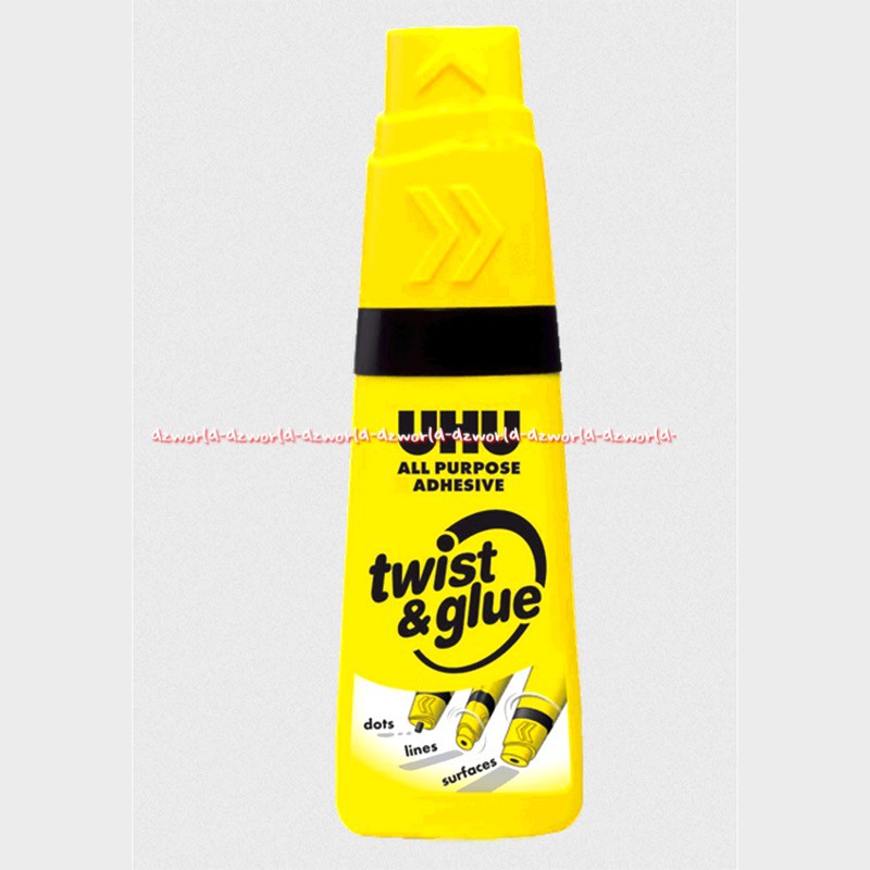 UHU Twist and Glue 35gr Pouch All Purpose Lem Kertas Cair UHU