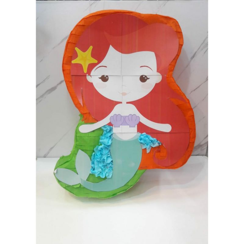 

Pinata Mermaid 3D/Pinata Putri Duyung/Pinata custom/Pinata ulang tahun