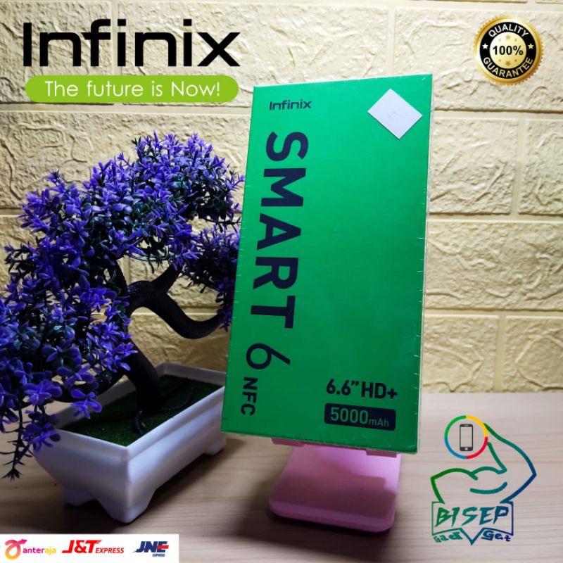 infinix smart 6 nfc 2 32 garansi resmi baru