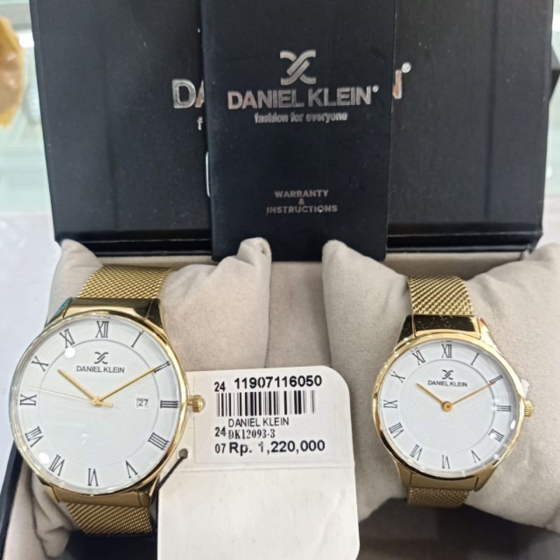 ORIGINAL Daniel Klein Jam Tangan Couple DK12093