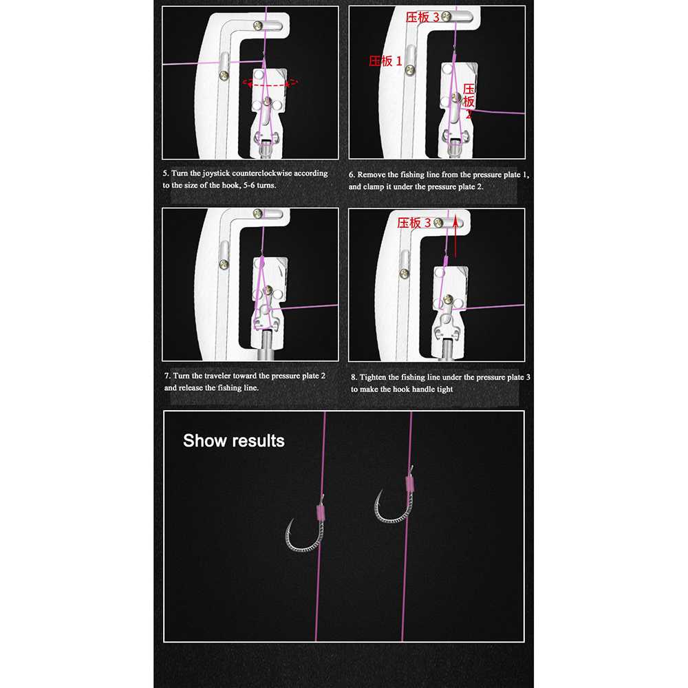 GIJ - KMoving Pengait Senar Pancing Kail Otomatis Fast Hook Tying Knot