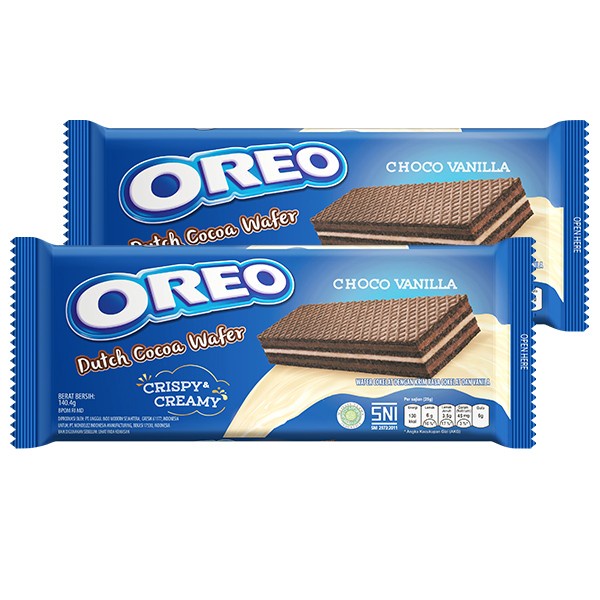 

OREO WAFER CHOCO VANILA140.4