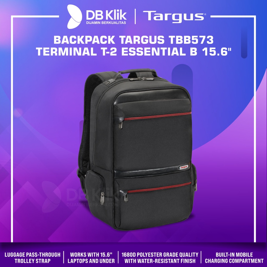 Backpack TARGUS TBB573 Terminal T-2 ESSENTIAL B 15.6&quot;-TARGUS TBB573-70