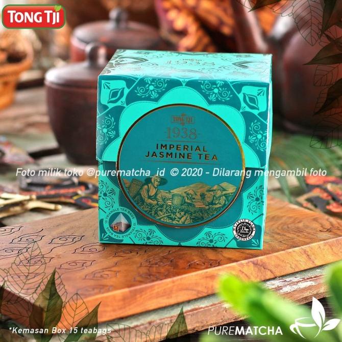 

[ COD ] Tong Tji Imperial Jasmine Tea BOX 15 Pyramid Tea Bag Teh Celup Melati OBRAL Kode 1320