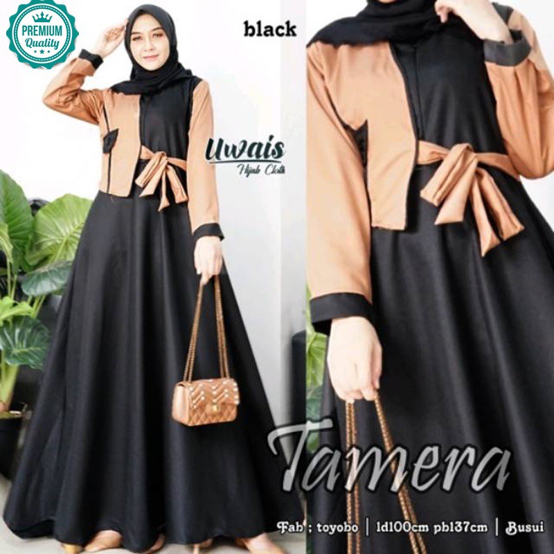 LUFY ORI TAMERA004 Dress | gamis dress Pakaian muslim | ORIGINAL