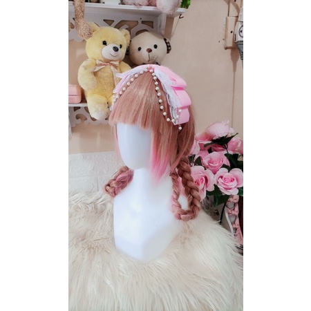 bando murah lucu vintage kawaii lolita headband headdress style retro ala kerajaan