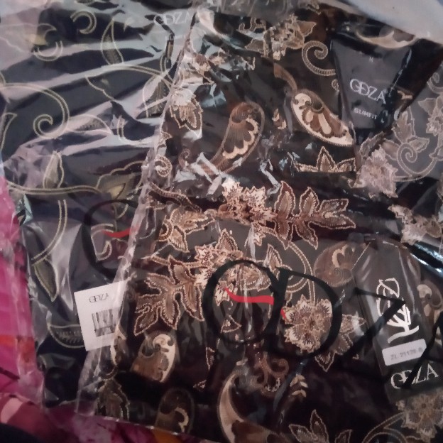 Odza Baju Batik Modern Kemeja Batik Lengan Panjang Kemeja Slim Fit Baju Distro Pria