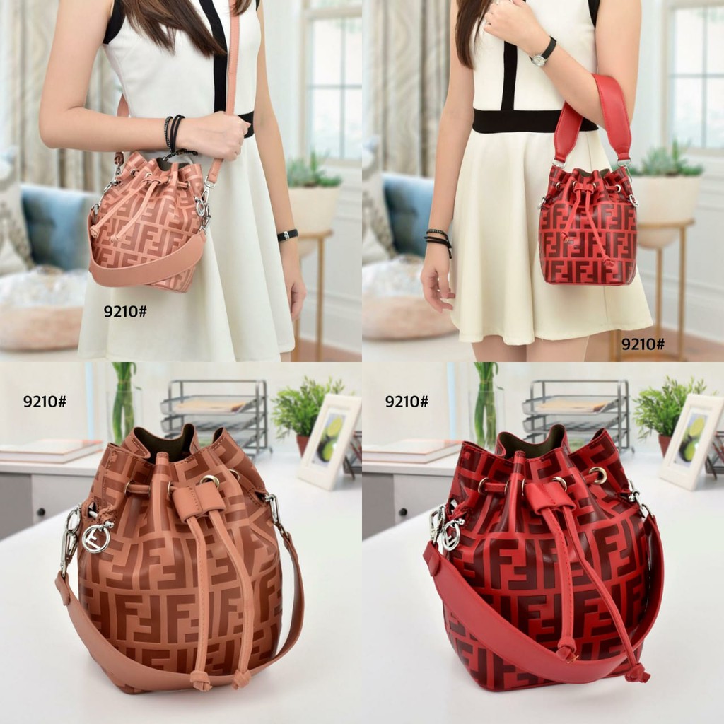 VA-FENDI Small Mon Tresor Bucket Bag 9210#