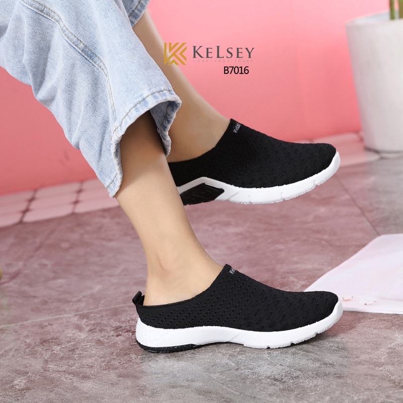 (GRATIS ALAS KAKI) Nicole Sandals Wedges Flyknit Shoes Wanita / Sandal Wanita Kelsey B7016