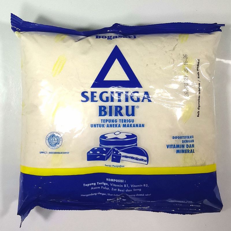 

Bogasari Segitiga Biru Tepung Terigu 500gr