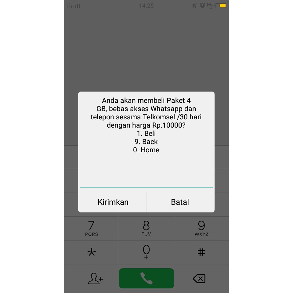 Kartu Sakti  4GB + UNLIMITED WA DAN TELPON ~ 10K