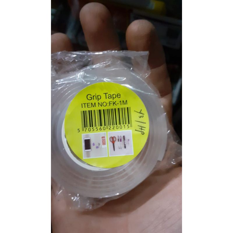 

DOUBLE TAPE TRANSPARAN / GRIP TAPE ITEM NO : FK-1M