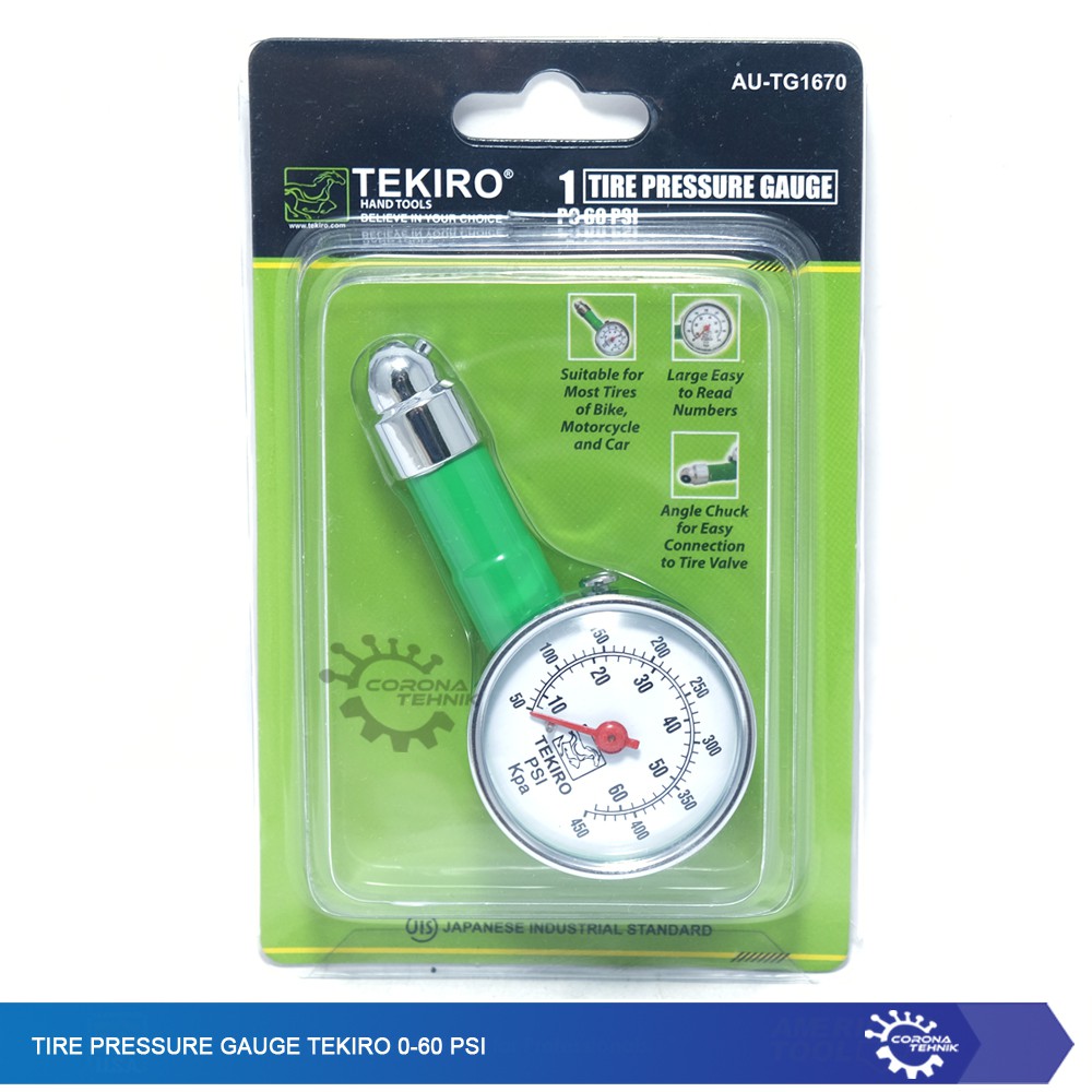 Tire Pressure Gauge Tekiro 0-60 Psi