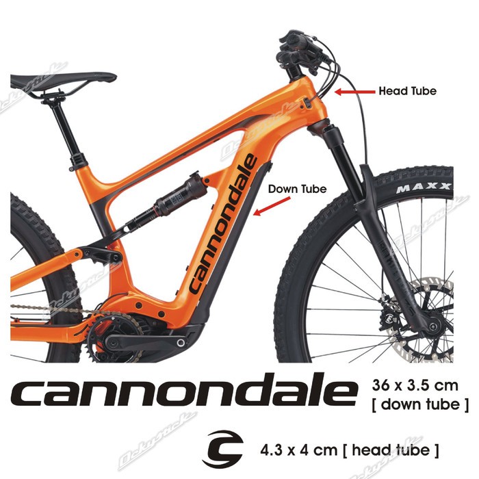 Murah cutting sticker CANNONDALE stiker sepeda Elegan