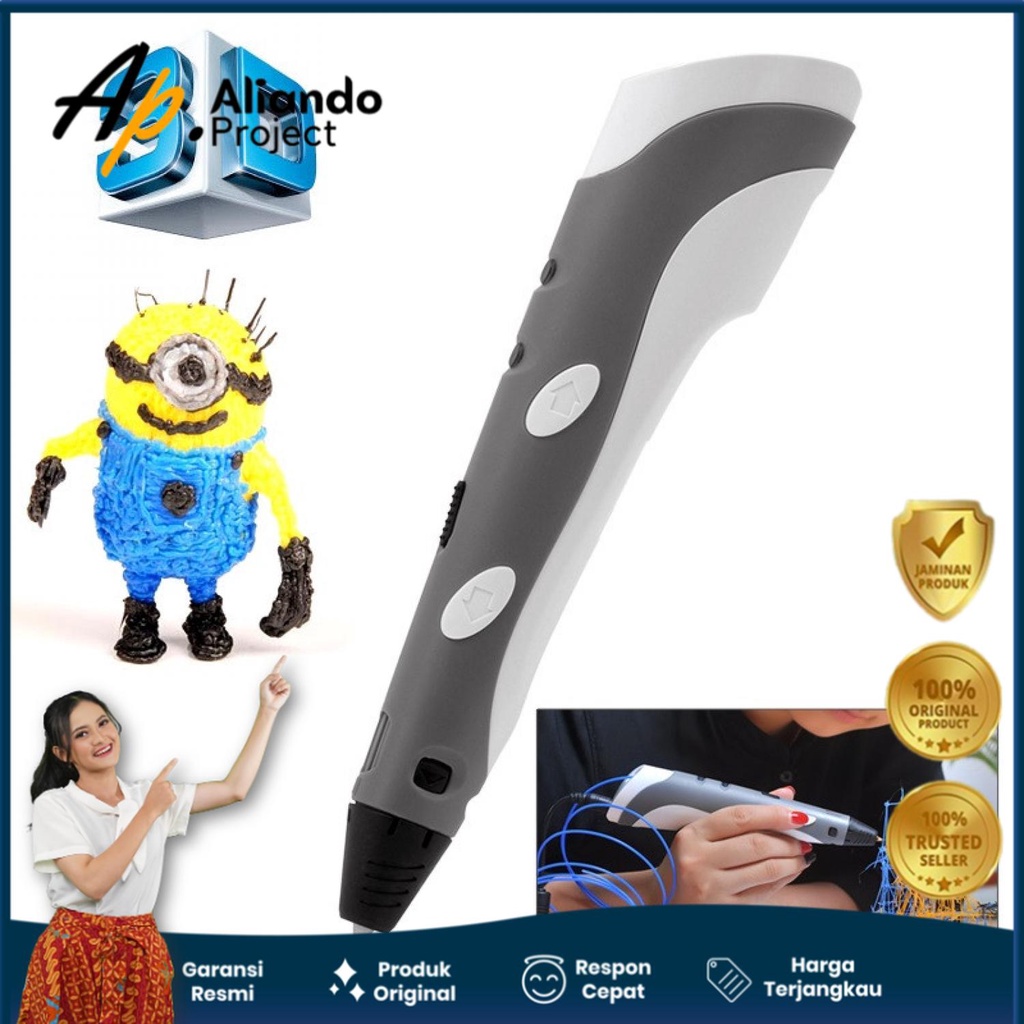 

VBESTLIFE 3D Stereoscopic Printing Pen for 3D Drawing Modern Original Unik Murah Terjangkau Garansi