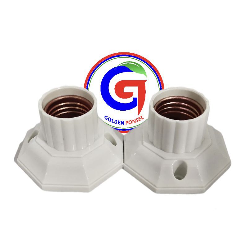 Piting lampu tempel visalux kuningan tebal