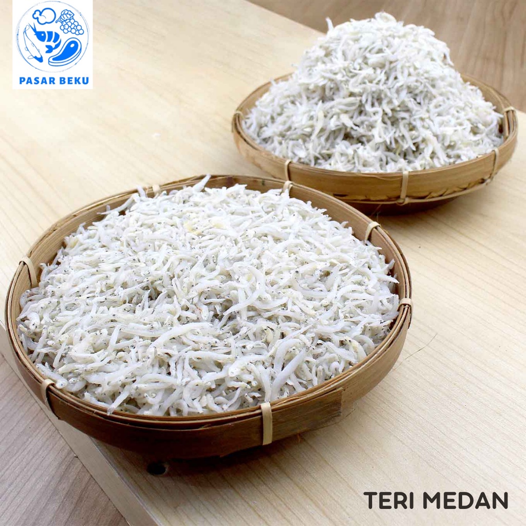 

Teri Medan 100 Gram Ikan Asin Tribol Sambal Campur Pasar Beku Padang