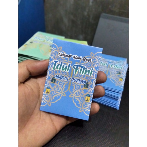 

Amplop lebaran Costum Kertas BC 150gram