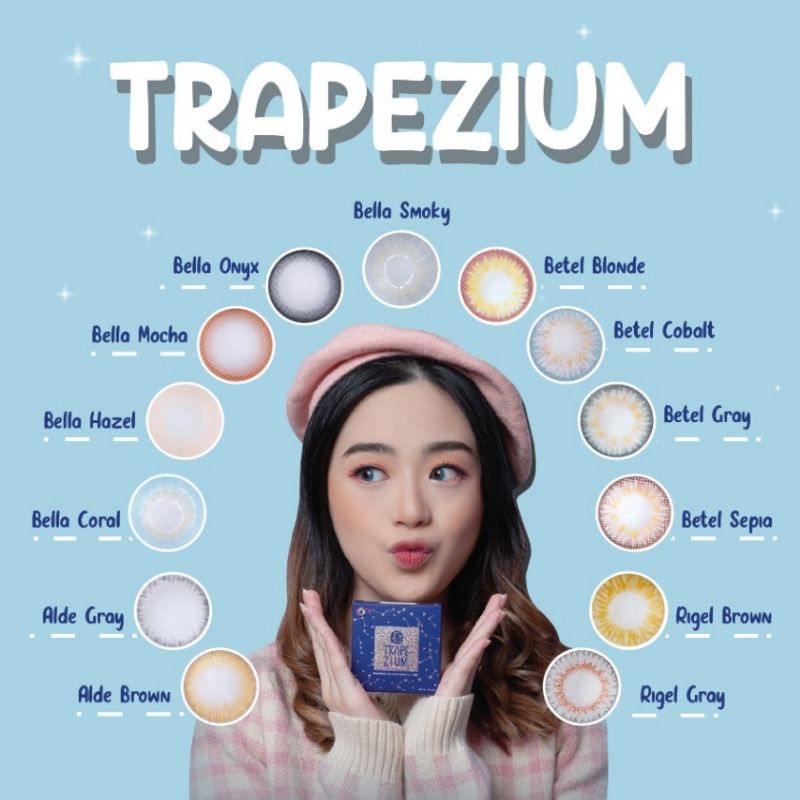 Softlens TRAPEZIUM 14.5 MM by CTK / Softlen Soflen Softlense Warna Normal