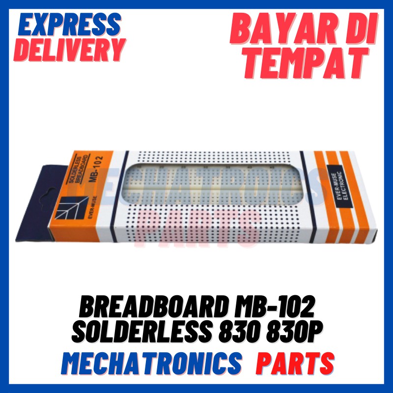 BREADBOARD MB 102 SOLDERLESS 830 830P