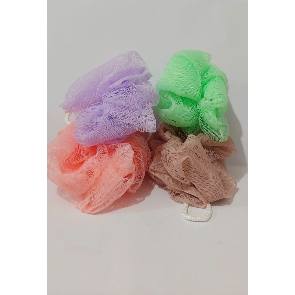 SPONS MINI JARING MANDI WARNA WARNI | SHOWER PUFF [SWEETSPACE]