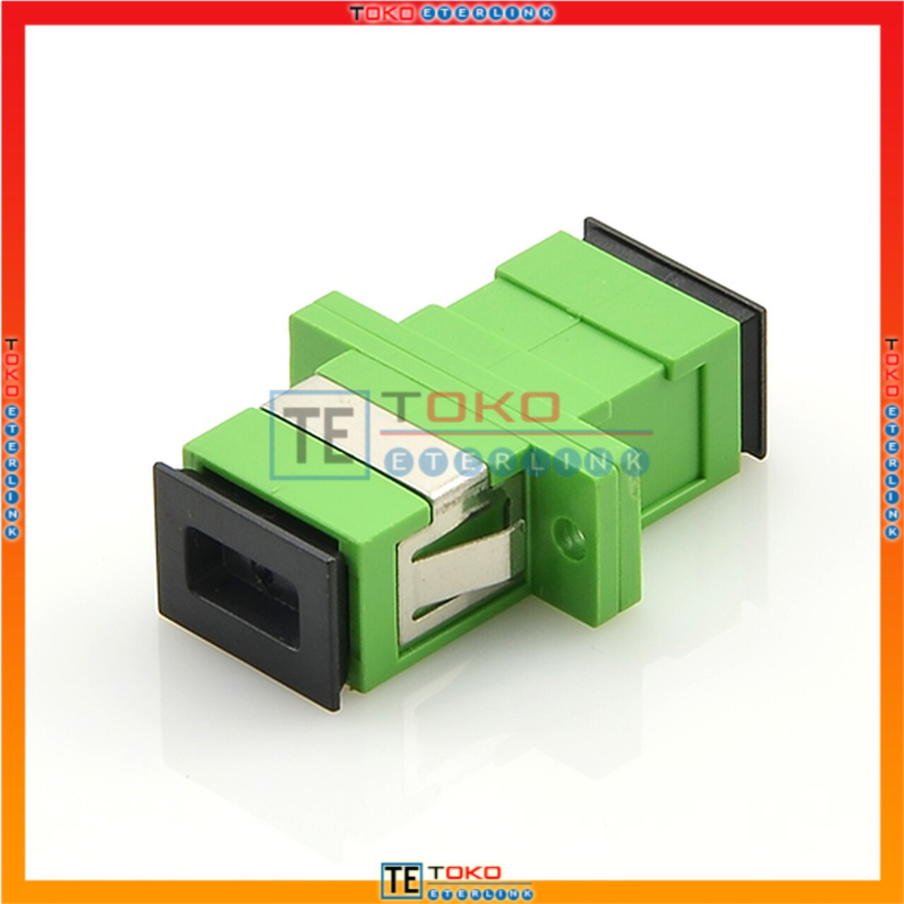 Adaptor SC / Adapter Fiber Optic Connector SC UPC Biru dan SC APC Hijau [BISA COD]-2