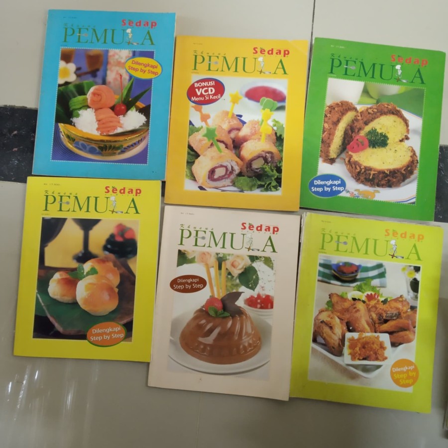 Majalah resep sedap pemula bekas