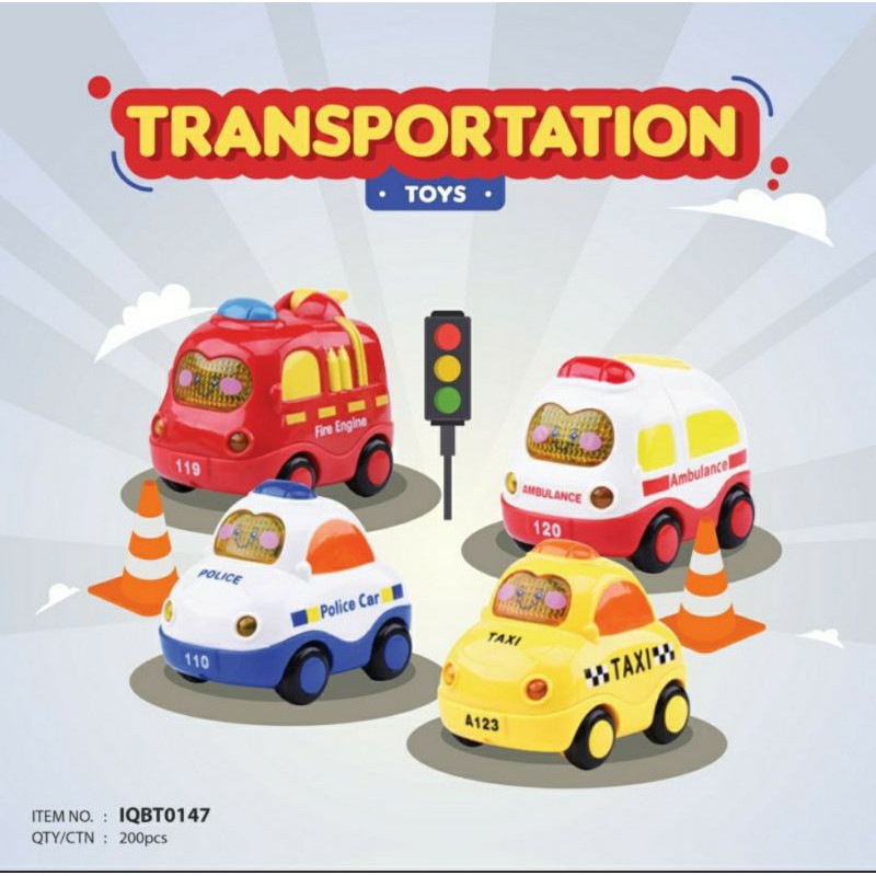 IQANGEL light Transportation Car Toys IQBT0147