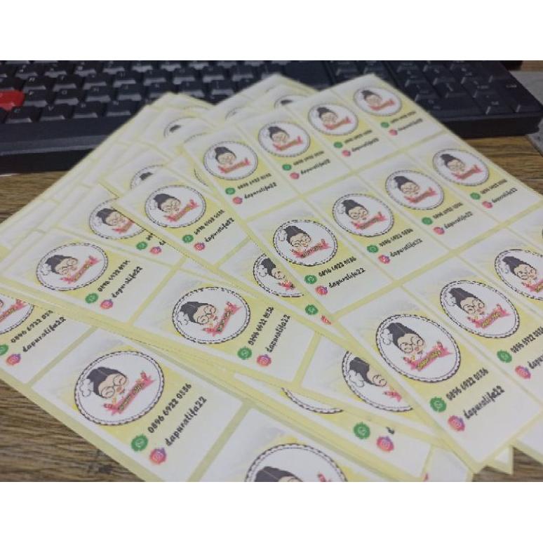 (Bisa Cod) Stiker Label Murah Isi 120Pcs Buat Label Makanan/Etiket Obat Nama Anak Dll