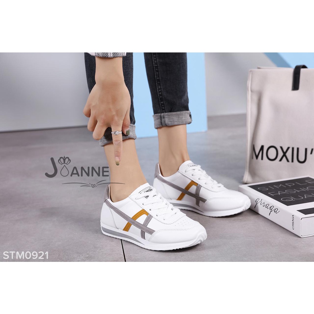 JOANNE Leather Sneakers Shoes #STM0921 ORIGINAL