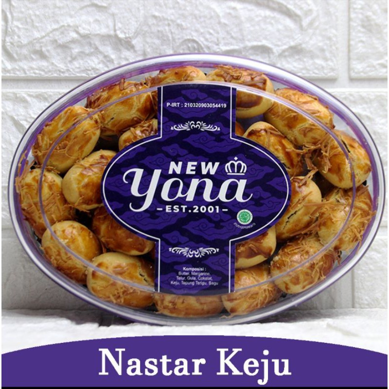 NEW YONA REGULER EDISI 2021 NASTAR KEJU CICA ALMOND YONA COOKIES SATUAN LUSINAN CLARINTA COOKIES