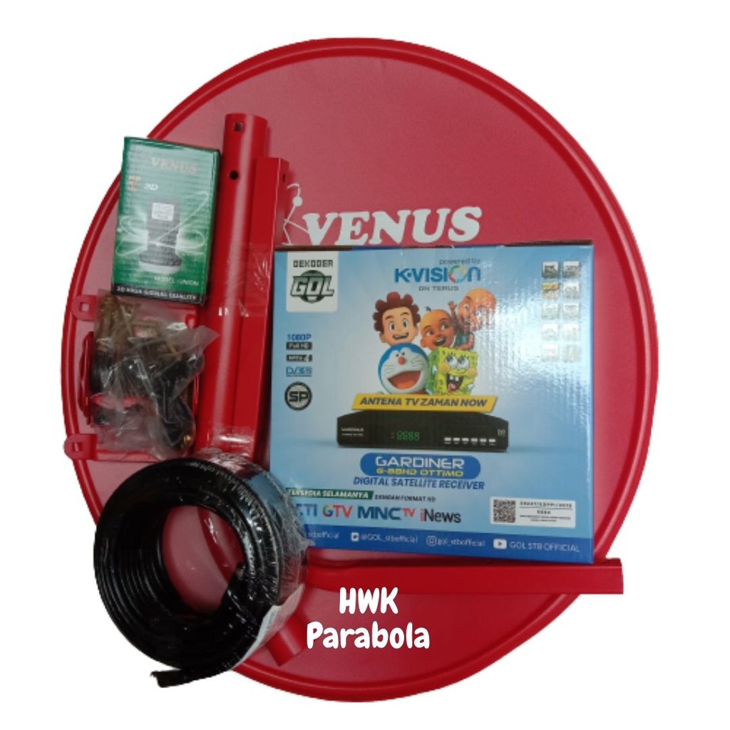 Jual Parabola Mini KVision KU Fullset Shopee Indonesia