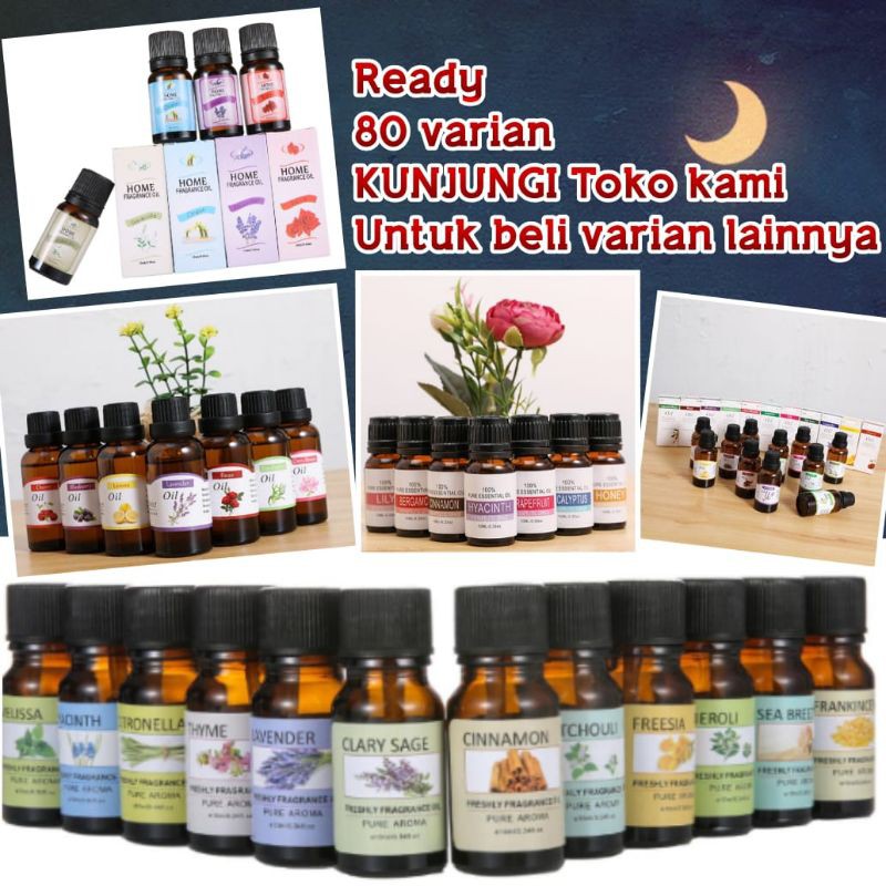 Essential Oil 30 ml &amp; 50 Ml Pengharum Pewangi Ruangan Aromatherapy Pengharum Ruangan Minyak Esensial Difuser Minyak Aromatherapy Pewangi Ruang