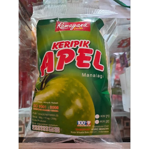 

KRIPIK APEL kW1(100gr) OLEH OLEH KHAS MALANG