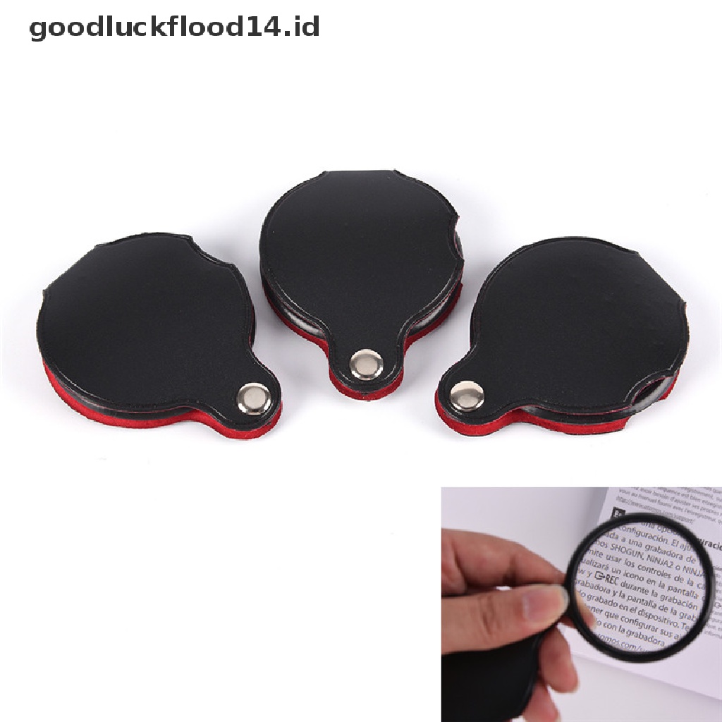 [OOID] Pop Folding 10X Mini Pocket Jewelry Magnifier Magnifying Eye Glass Loupe Lens A+ ID