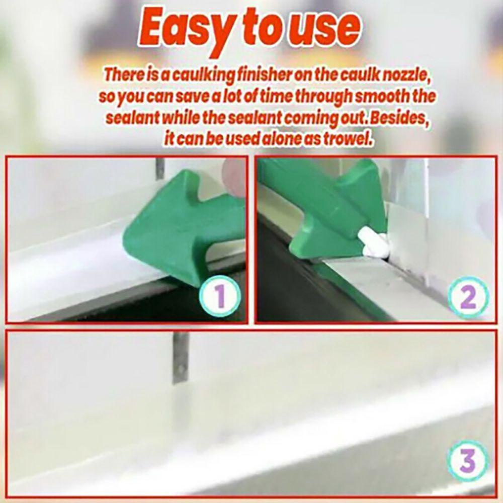 Chookyy 3in1 Sealant Nozzle Silicone Spatula Alat Pembersih Nat Scraper