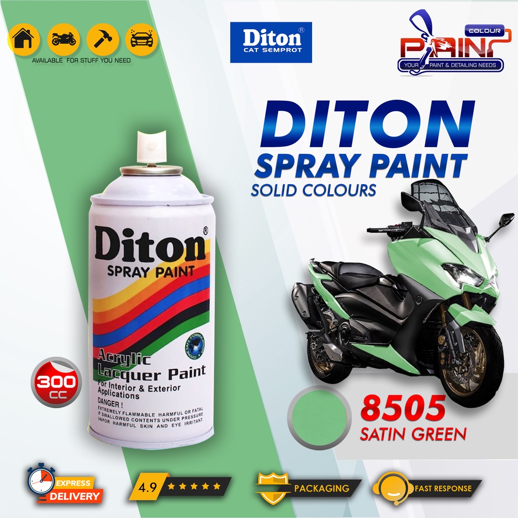 Diton 8505 Satin Green Cat Semprot/Pylox/Samurai Motor/Helm/Gundam