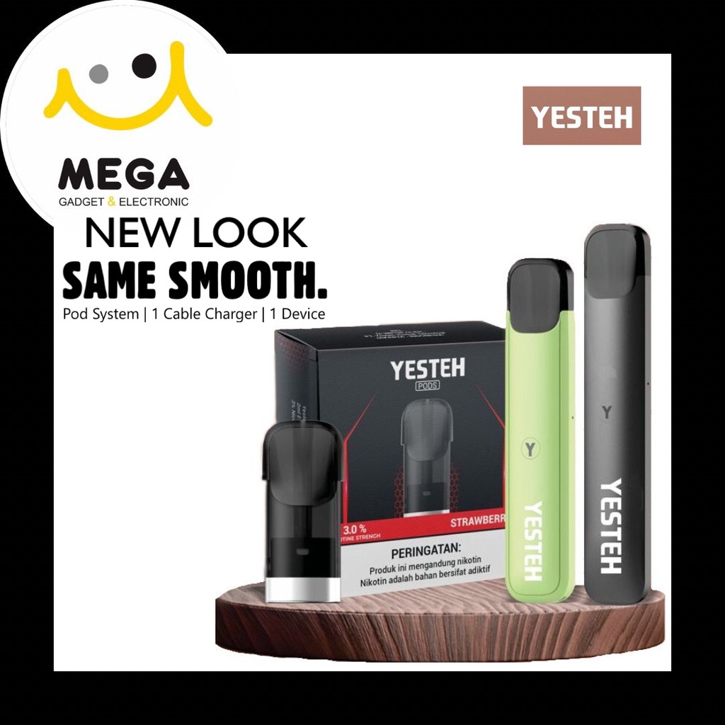 Yesteh Pods Metal Device Black Garansi Supplier Yesteh Indonesia