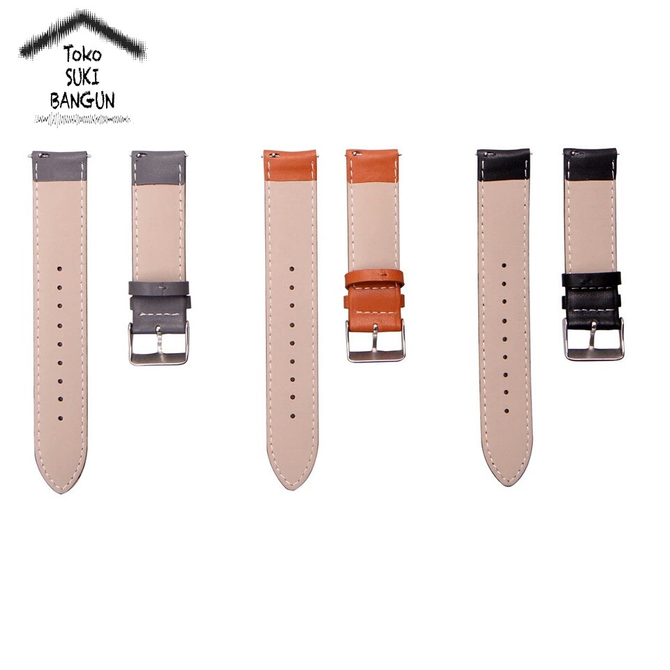 TALI JAM 20mm QUICK RELEASE Kulit Leather Watch Band Strap