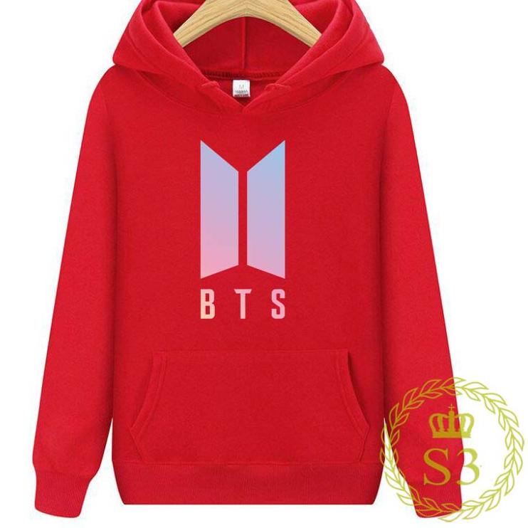 [JAM. 882479] Jaket Hoodie BTS dewasa Bahan Katun jaket sweater hoodie kpop bts JAKET HOODIE BTS HOO