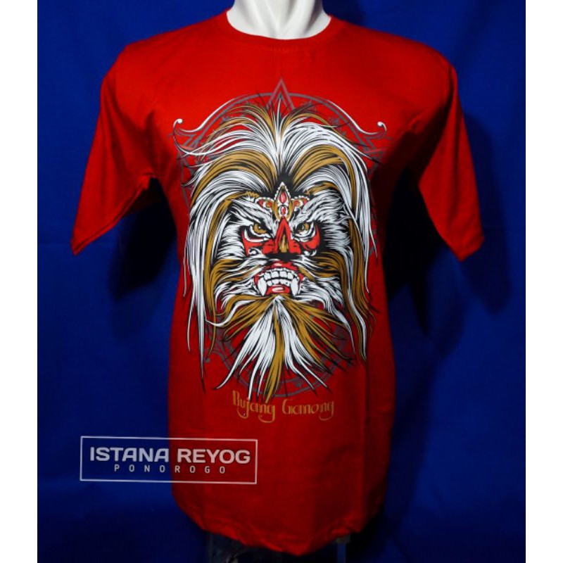 KAOS BUDAYA BUJANGGANONG MERAH PONOROGO JIEGEX/JEGEX. BGF001M