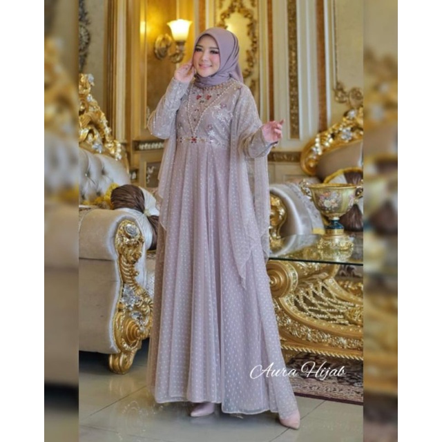 baju pesta rihanna vol 5 by aura hijab