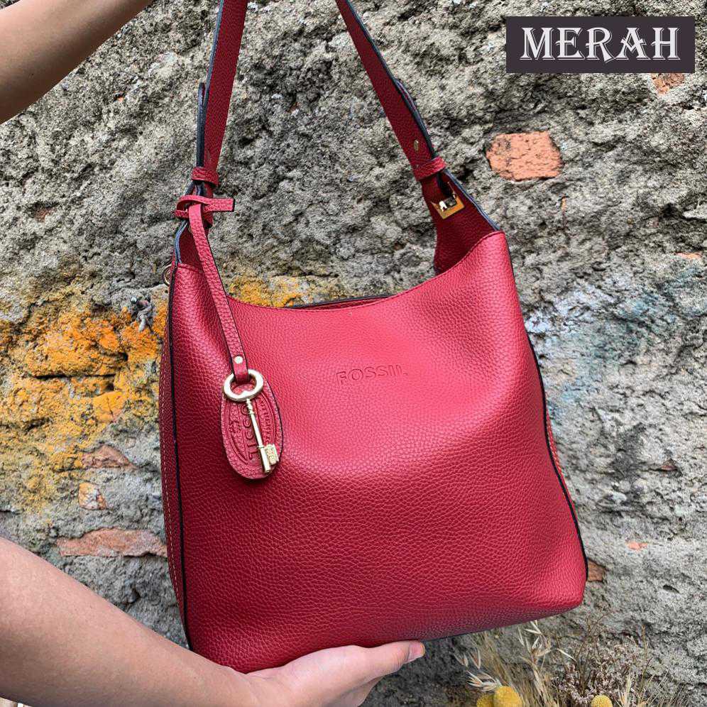 TAS F HOBO POLOS KULIT JERUK / TAS WANITA