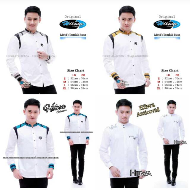 Koko hilwa anti covid/hilwa motif tanduk rusa