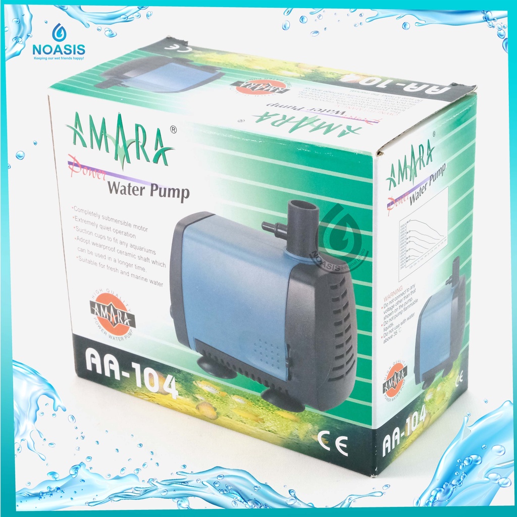 AMARA AA-104 AA 104 POMPA AQUARIUM KOLAM DAN HIDROPONIK AKUARIUM