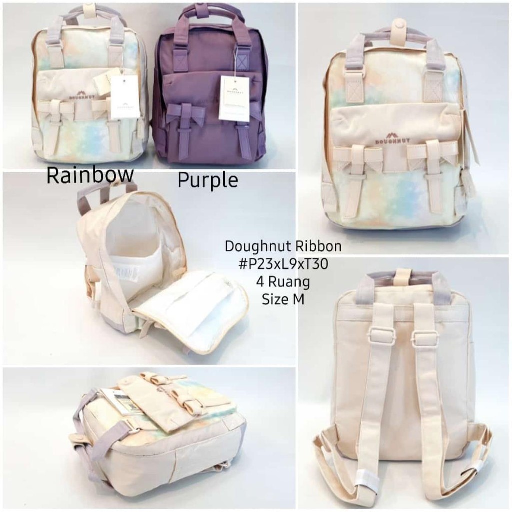 DOUGHNUT BACKPACK RIBBON - TAS RANSEL DOUGHNUT