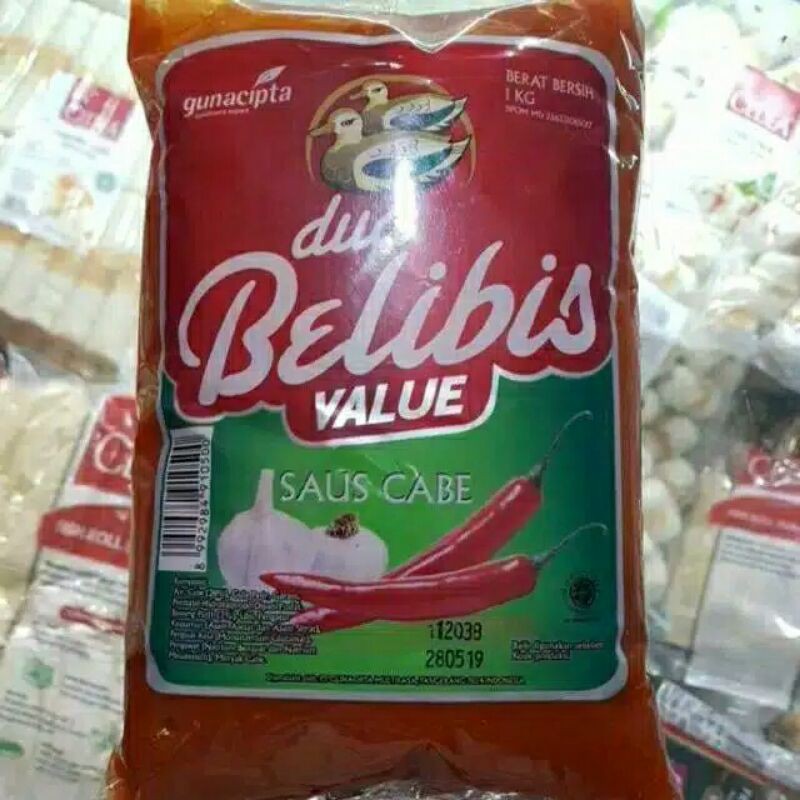 

Saus Cabe Dua Belibis Value 1kg