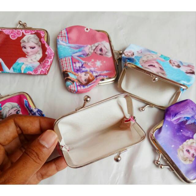 grosir   Dompet koin gambar 6 PCS