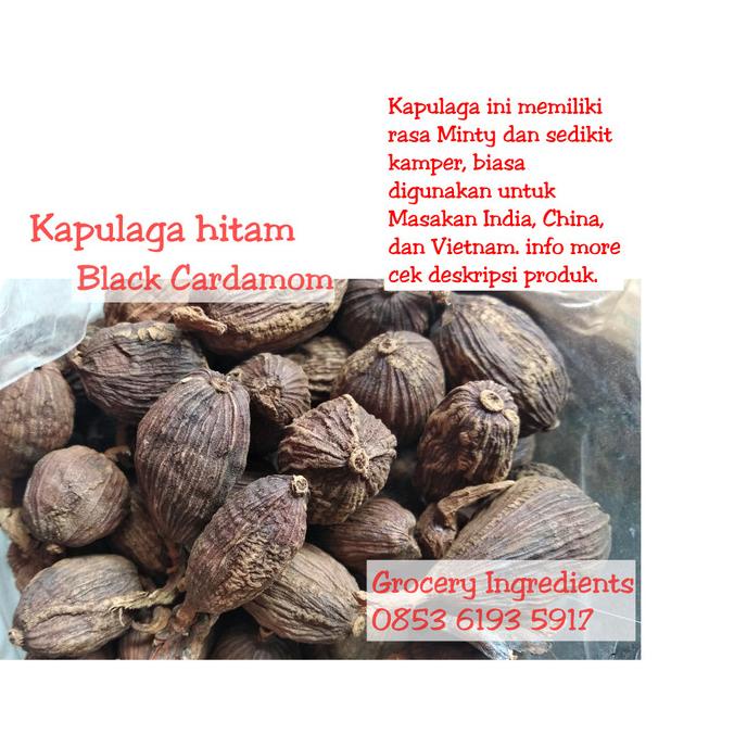 

Black Cardamom Premium 15Gram / Black Cardamon / Kapulaga Hitam